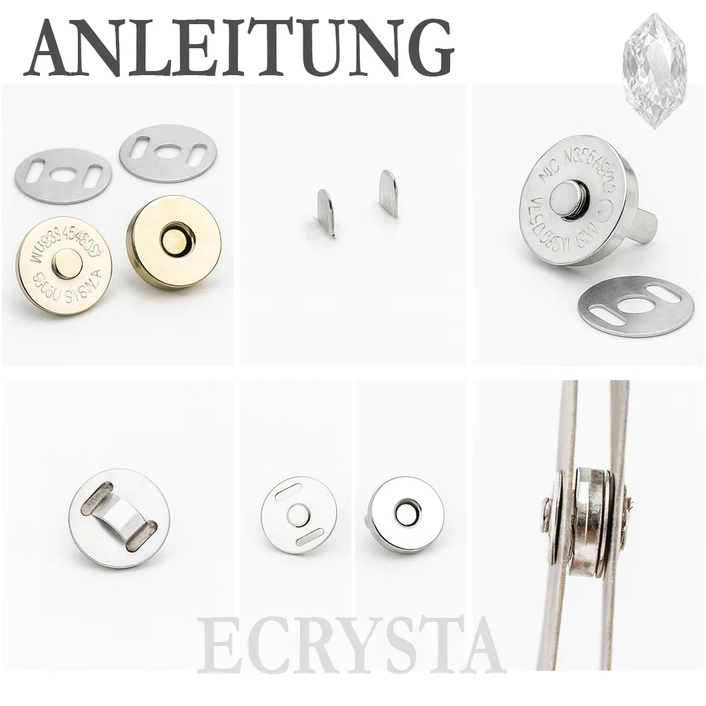 Magnetdrückknöpfe | Größe & Farbe wählbar