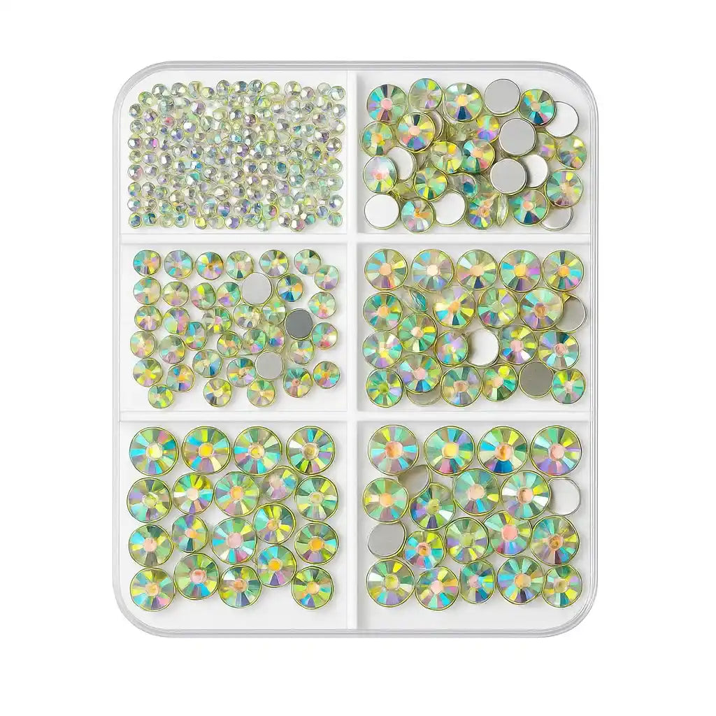 Non-Hotfix Größen-Mischbox (1.000 Stück) | Farbe wählbar