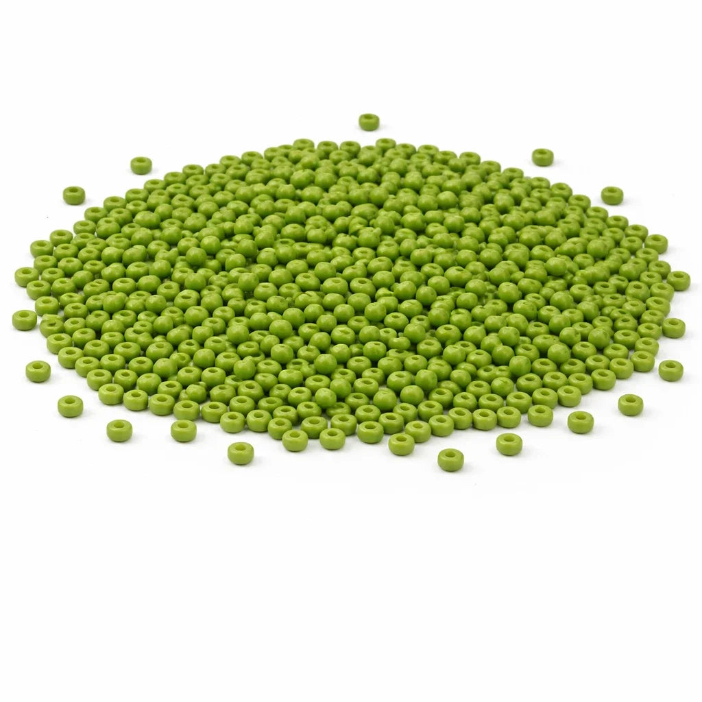 Rocailles Hellgrün Opak