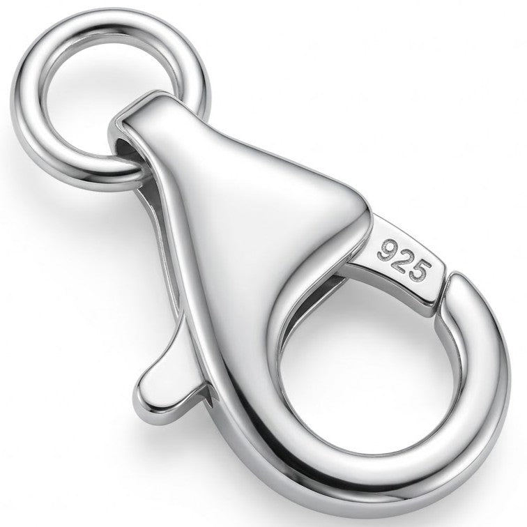 Silberner Mini Karabiner aus 925er Sterling Silber