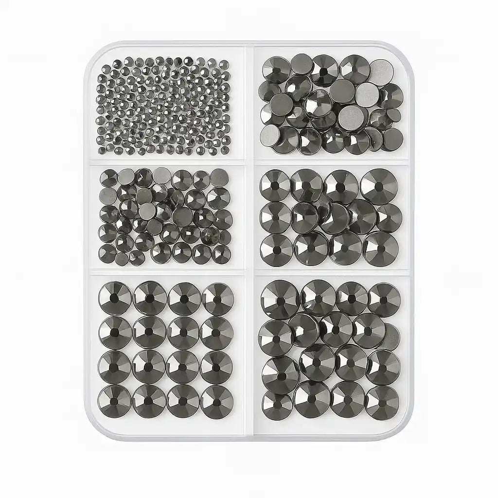 Non-Hotfix Größen-Mischbox (1.000 Stück) | Farbe wählbar