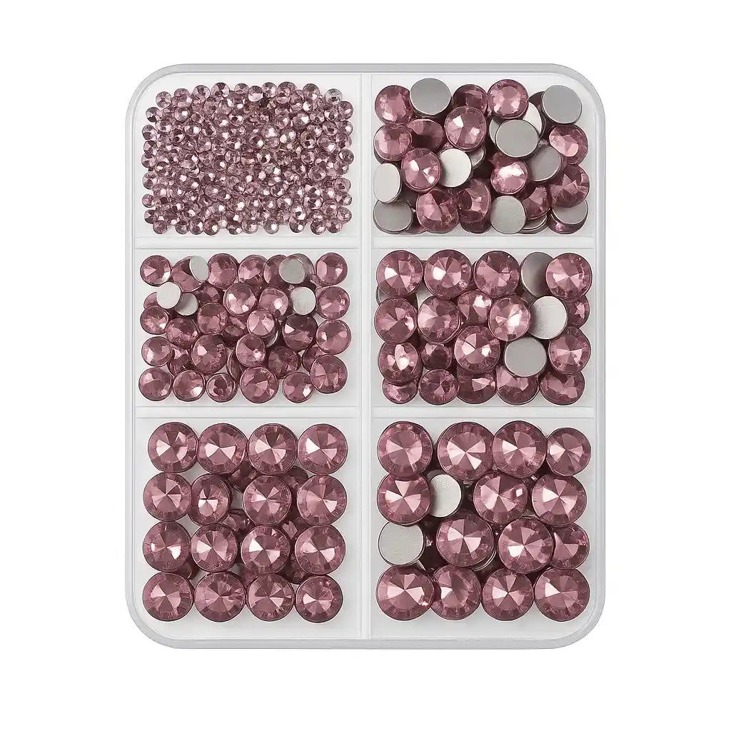 Non-Hotfix Größen-Mischbox (1.000 Stück) | Farbe wählbar