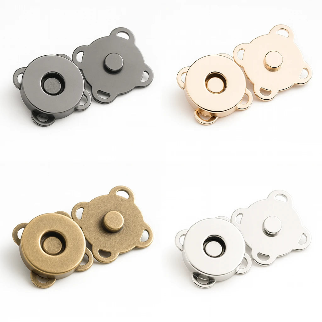 Magnetknöpfe zum Annähen | Größe & Farbe wählbar