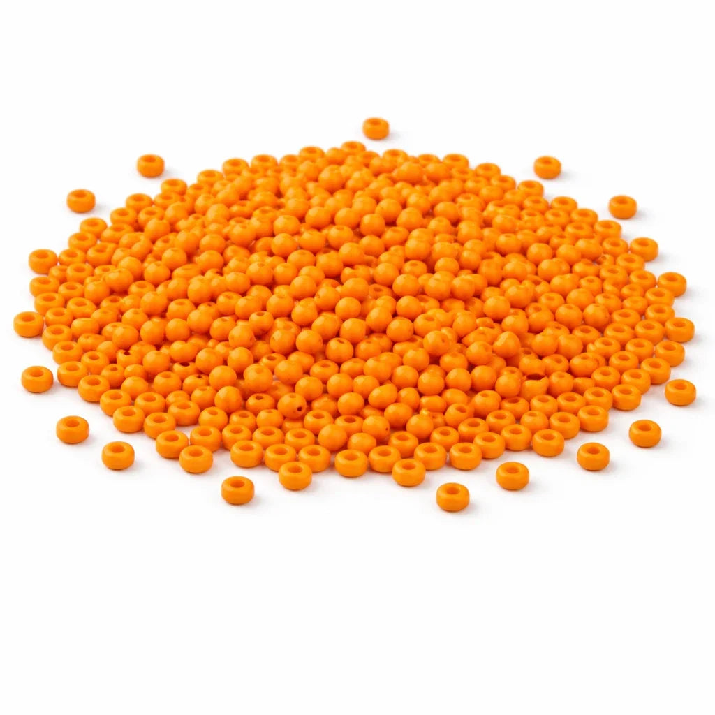 Rocailles Orange Opak