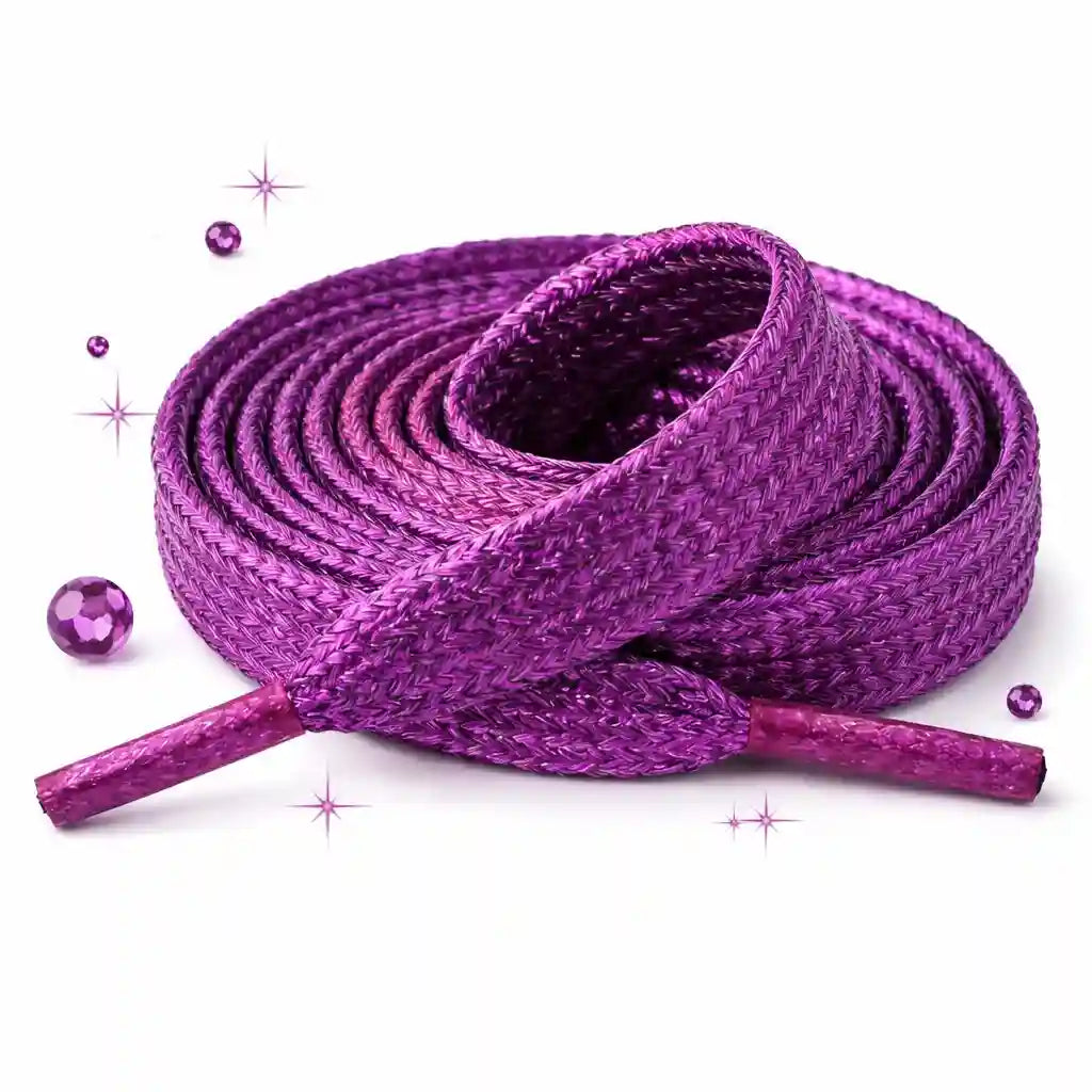 Glitzer Schnürsenkel | Farbe wählbar