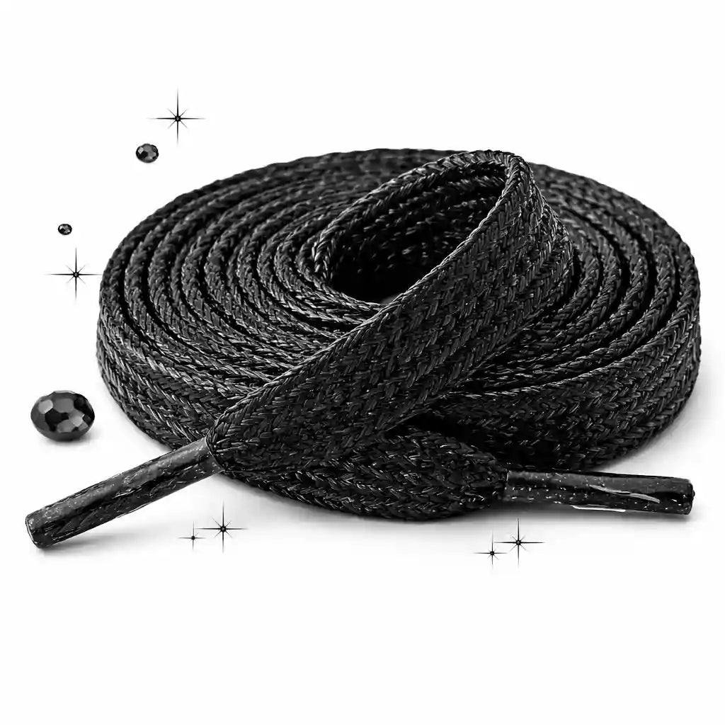 Glitzer Schnürsenkel | Farbe wählbar