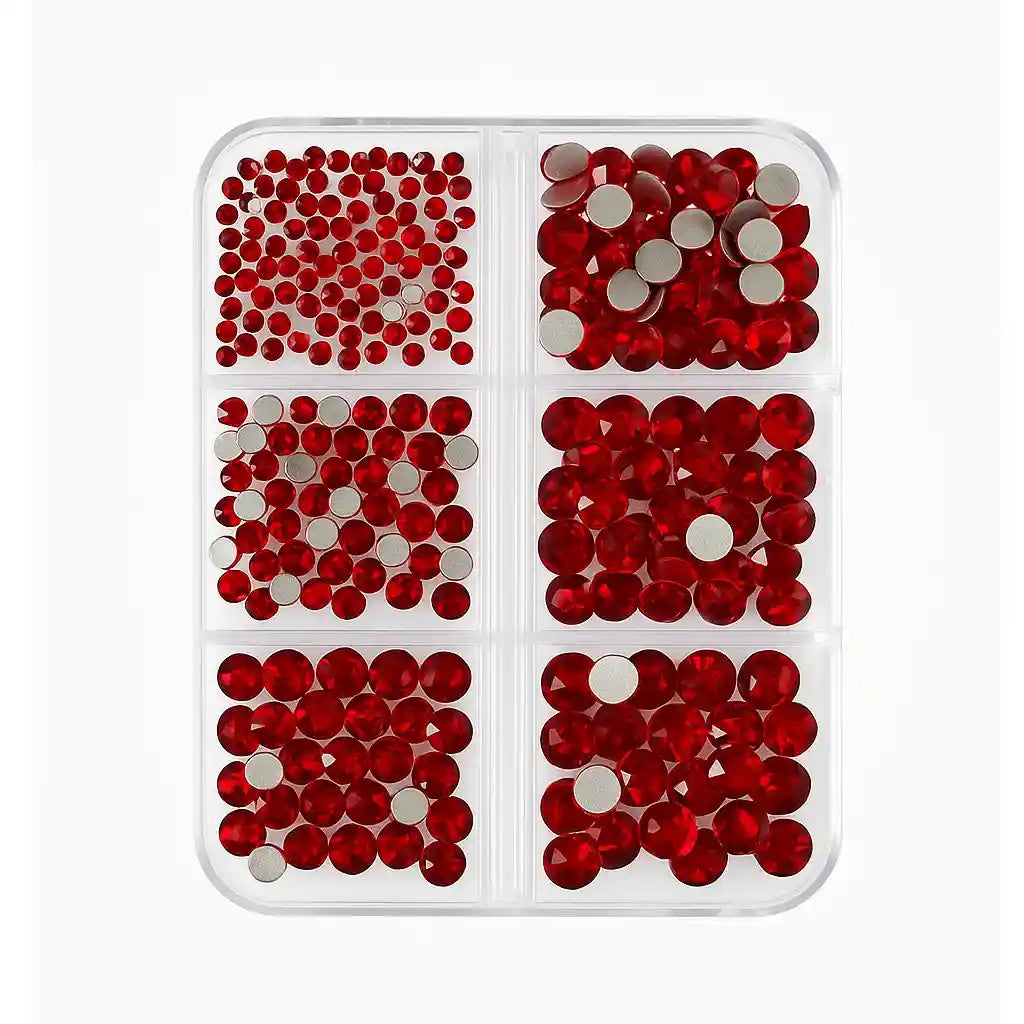 Non-Hotfix Größen-Mischbox (1.000 Stück) | Farbe wählbar