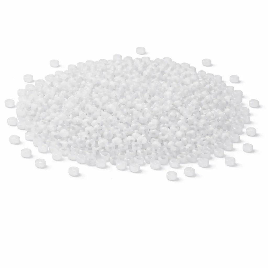 Rocailles Weiß Frosted